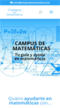 Mobile Screenshot of campusdematematicas.com
